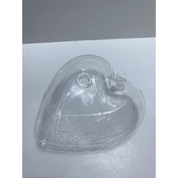 Cute Clear Glass Heart Window Decor, Hanging Plant Holder/ Water Beads - Picture 14 of 16